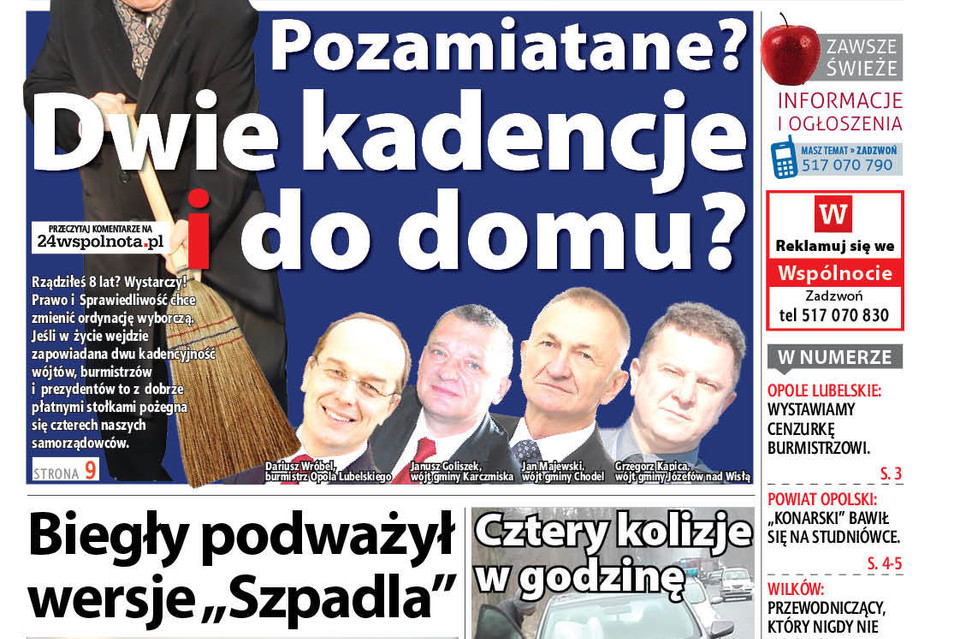 Dwie kadencje i do domu - Zdjęcie główne