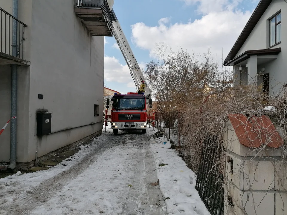 Ogień pojawił się w jednym z domów na ul. Wschodniej w Chodlu