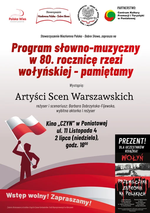 Poniatowa: Pamiętajmy o Wołyniu w 80. rocznicę - Zdjęcie główne