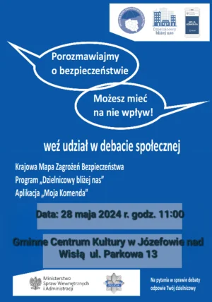 Józefów nad Wisłą: Będą rozmawiać o bezpieczeństwie - Zdjęcie główne