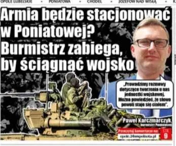 Najnowszy numer Wspólnoty: W Poniatowej będzie wojsko? - Zdjęcie główne