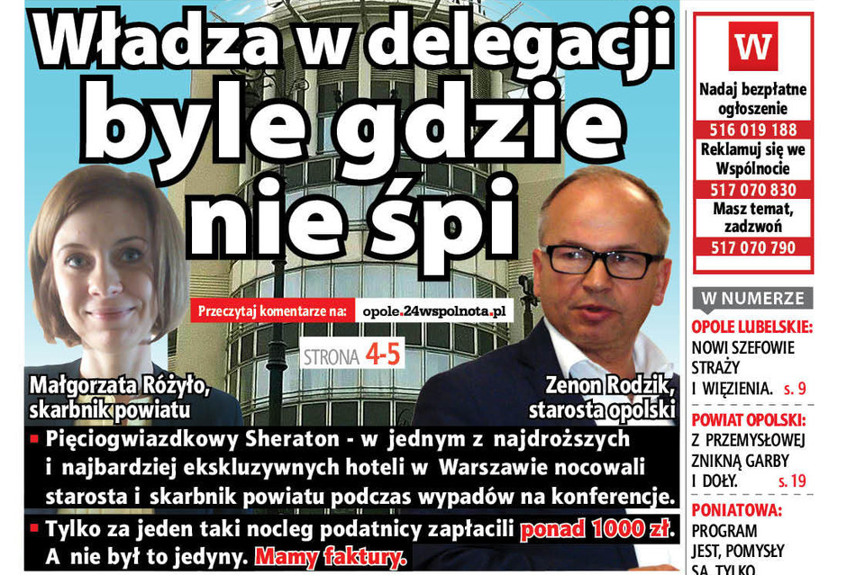 Władza w delegacji byle gdzie nie śpi - Zdjęcie główne