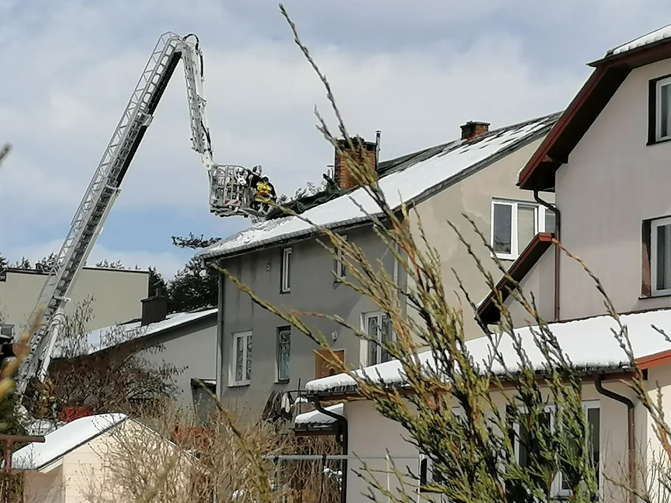 Ogień pojawił się w jednym z domów na ul. Wschodniej w Chodlu