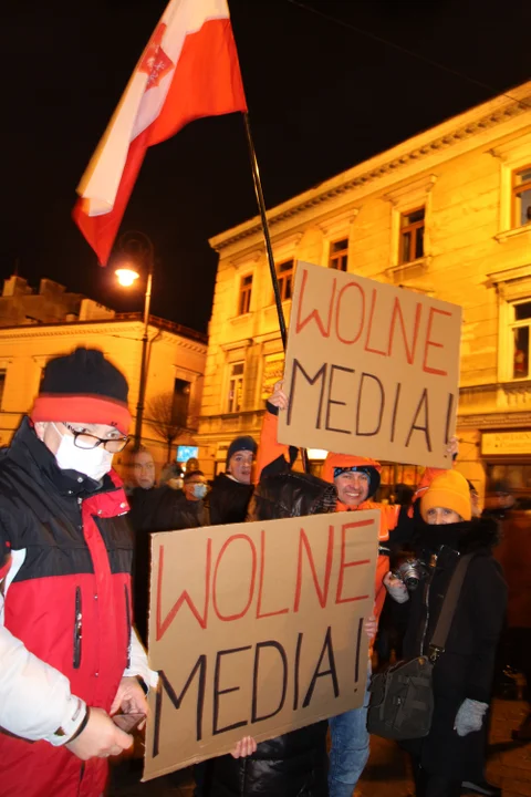 Manifestacja "Veto! Wolne media Wolni Ludzie Wolna Polska - Lublin"