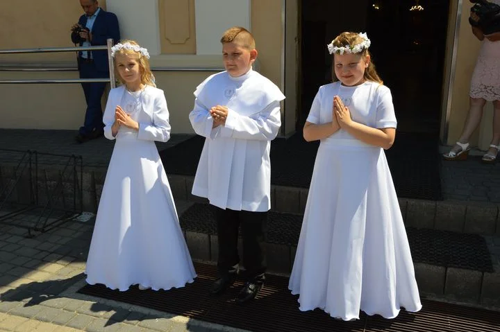 Opole Lubelskie: I Komunia Święta trzecioklasistów ze Skokowa, Niezdowa i Łazisk (ZDJĘCIA) - Zdjęcie główne