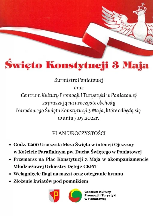 Powiat opolski: 231. rocznica uchwalenia Konstytucji 3 Maja - Zdjęcie główne