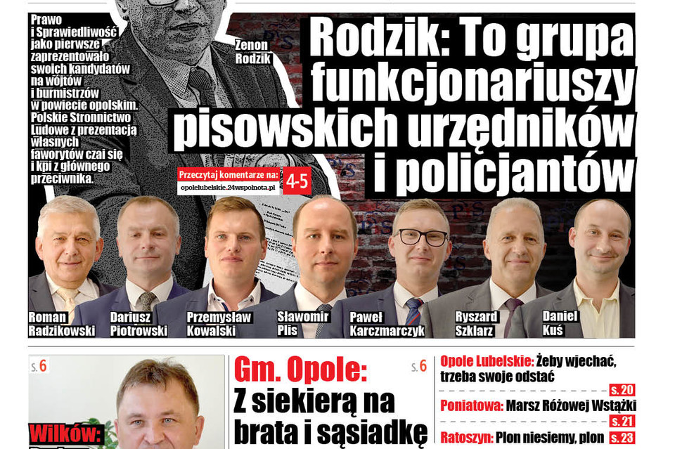 Męska drużyna PiS idzie po władze w gminach - Zdjęcie główne