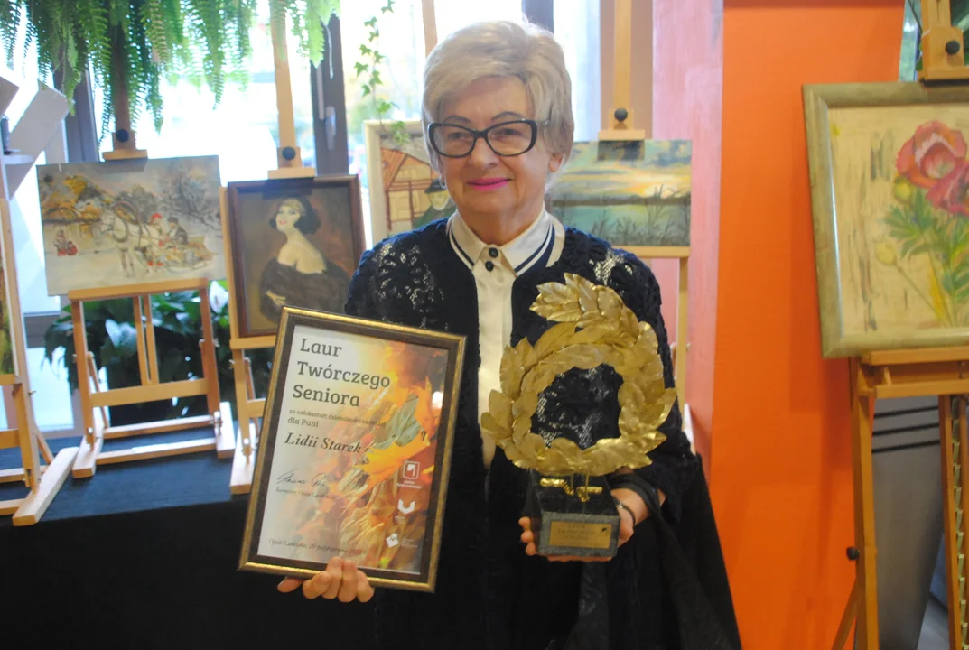 Opole Lubelskie: Lidia Starek nagrodzona Laurem Aktywnego Seniora - Zdjęcie główne