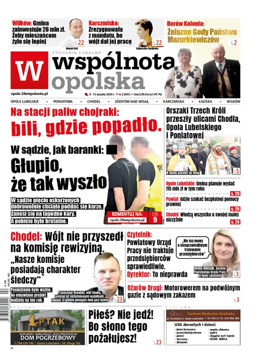 Najnowsze wydanie Wspólnoty Opolskiej  9 stycznia 2024 r - Zdjęcie główne