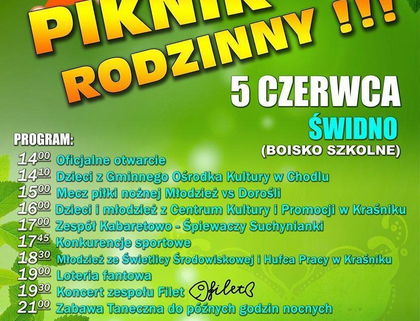 I Piknik Rodzinny w Świdnie - Zdjęcie główne