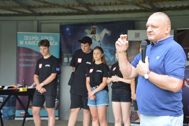 Na pikniku obecny był też wójt Gminy Karczmiska - Janusz Goliszek