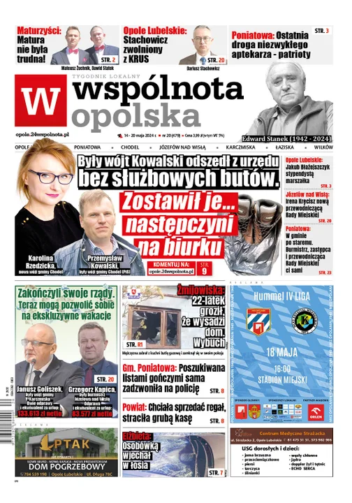 Najnowsze wydanie Wspólnoty Opolskiej 14 maja 2024r - Zdjęcie główne