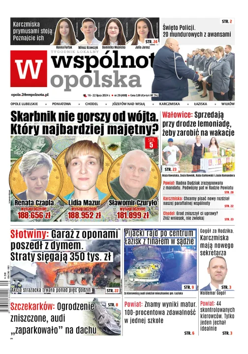 Najnowsze wydanie Wspólnoty Opolskiej - 16 lipca 2024r - Zdjęcie główne