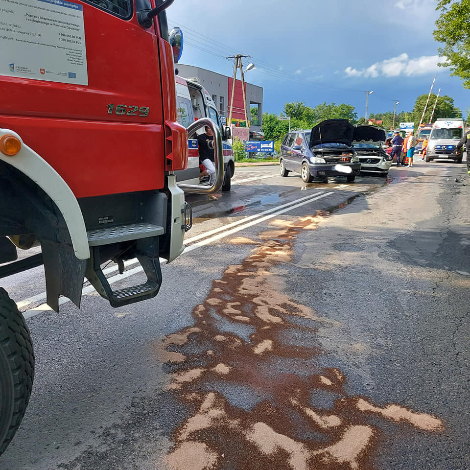 Do zderzenia doszło na skrzyżowaniu ul. Lubelskiej ze Szkolną