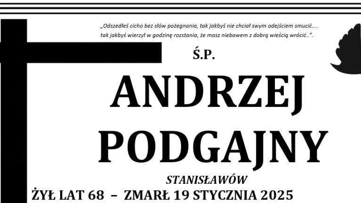 Śp. Andrzej Podgajny - Zdjęcie główne