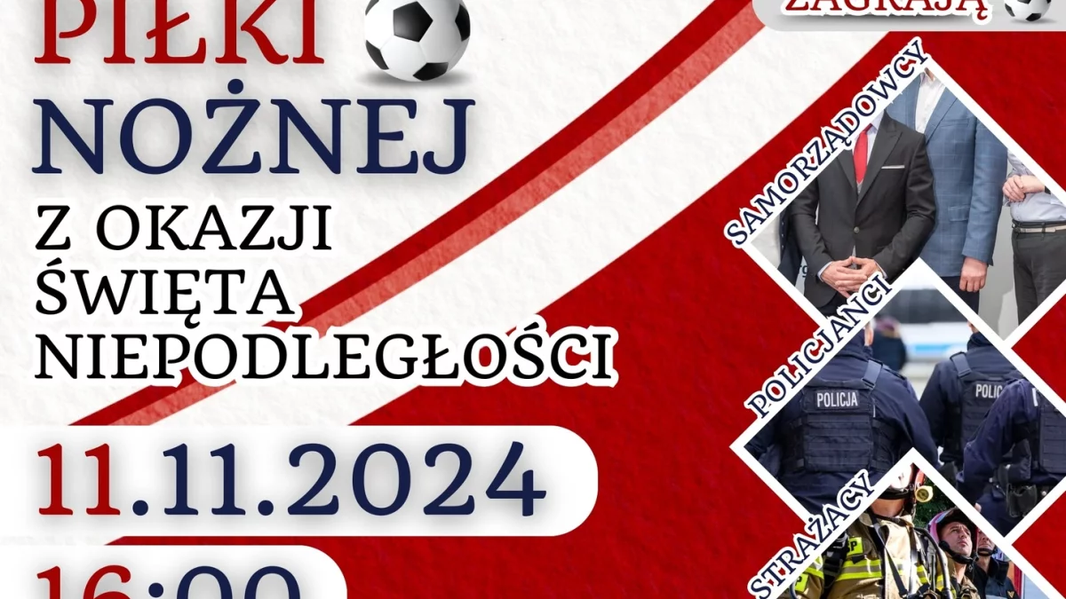 Poniatowa: Samorządowcy, policjanci, strażacy i przedsiębiorcy zagrają w nogę - Zdjęcie główne