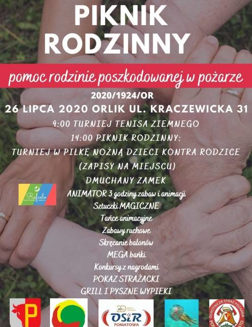 Zagraj w tenisa, przyjdź na piknik. Przy okazji pomóż pogorzelcom - Zdjęcie główne