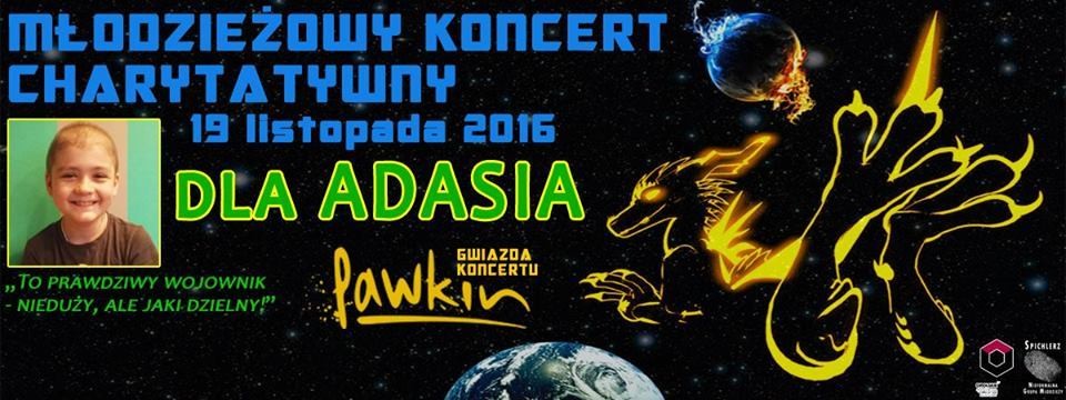 Młodzieżowy Koncert Charytatywny dla Adasia - Zdjęcie główne