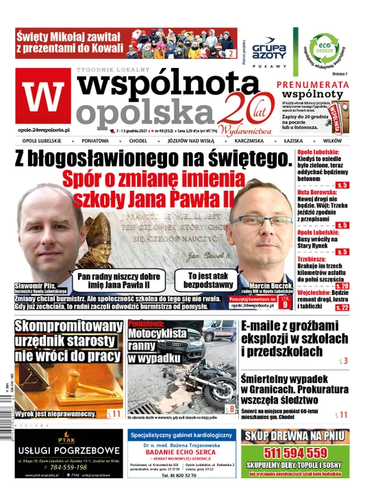 Najnowszy numer Wspólnoty Opolskiej - Zdjęcie główne