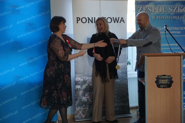 Aneta Poniatowska również otrzymała symboliczny medal