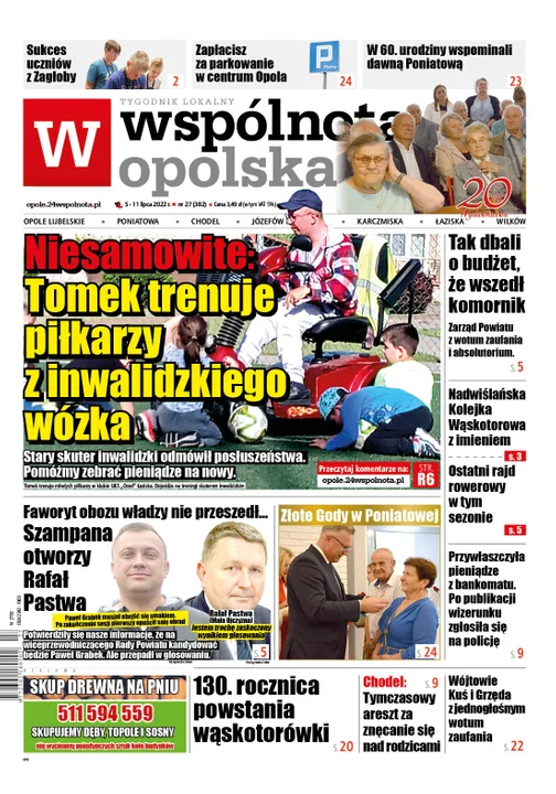 Najnowszy numer Wspólnoty Opolskiej  (5 lipca 2022) - Zdjęcie główne