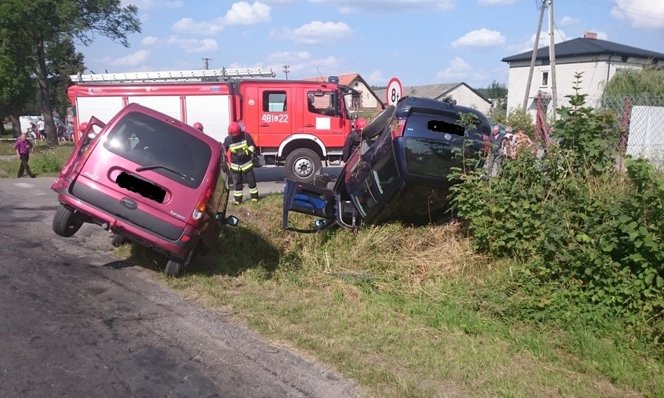 Wypadek w Kluczkowicach: 3 osoby ranne - Zdjęcie główne