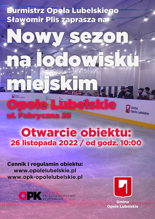 Opole Lubelskie: Jutro otwarcie lodowiska - Zdjęcie główne