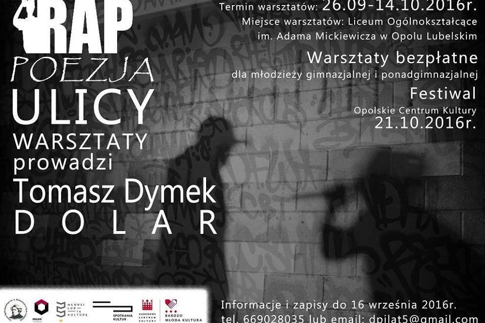 RAP- poezja ulicy, czyli warsztaty Hip-hopowe - Zdjęcie główne