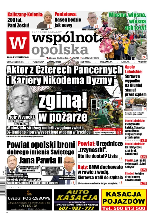 Najnowszy numer Wspólnoty Opolskiej (28 marca 2023r) - Zdjęcie główne