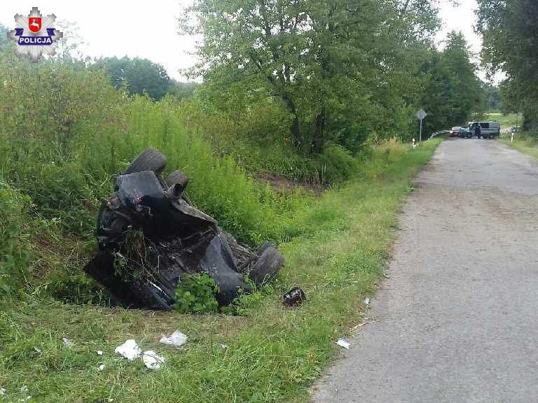 Groźny wypadek w Uściążu - Zdjęcie główne