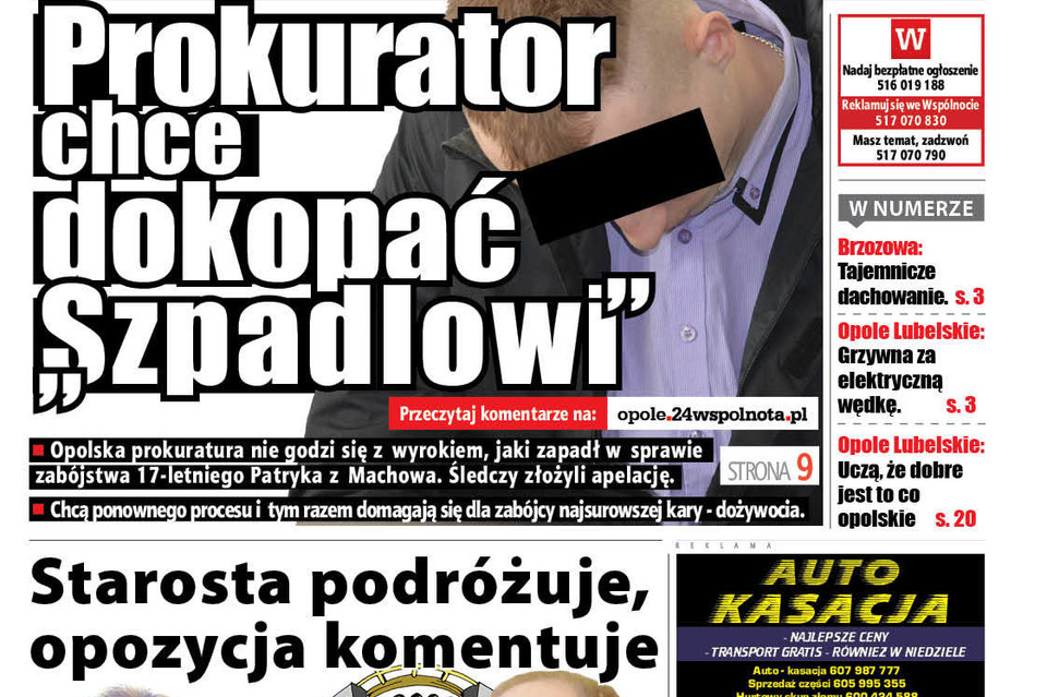 Prokurator chce dokopać "Szpadlowi" - Zdjęcie główne