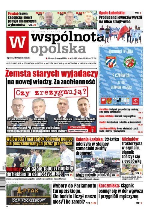 Najnowsze wydanie Wspólnoty Opolskiej 28 maja 2024r - Zdjęcie główne