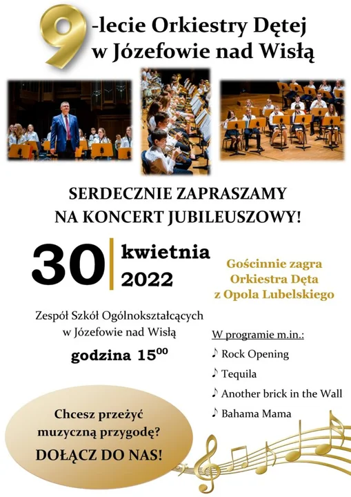 Józefów nad Wisłą: 9 lat Orkiestry Dętej - Zdjęcie główne