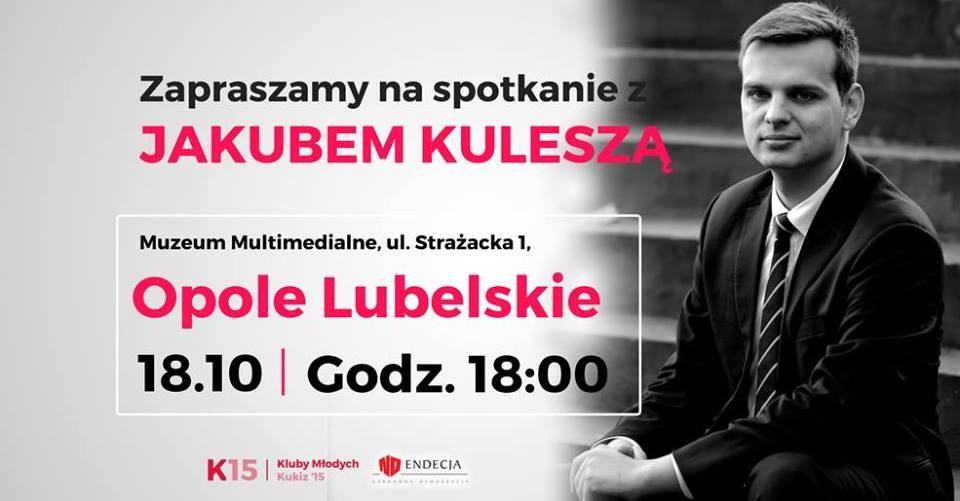 Spotkanie z Posłem Jakubem Kuleszą - Zdjęcie główne