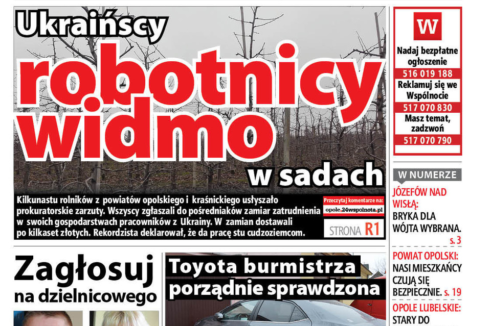 Ukraińscy robotnicy widmo w sadach - Zdjęcie główne