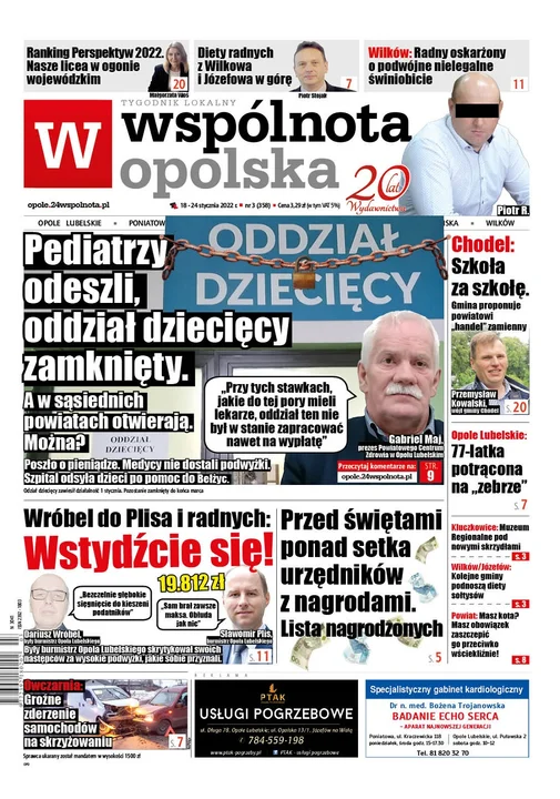 Najnowszy numer Wspólnoty Opolskiej ( 18 stycznia 2022) - Zdjęcie główne