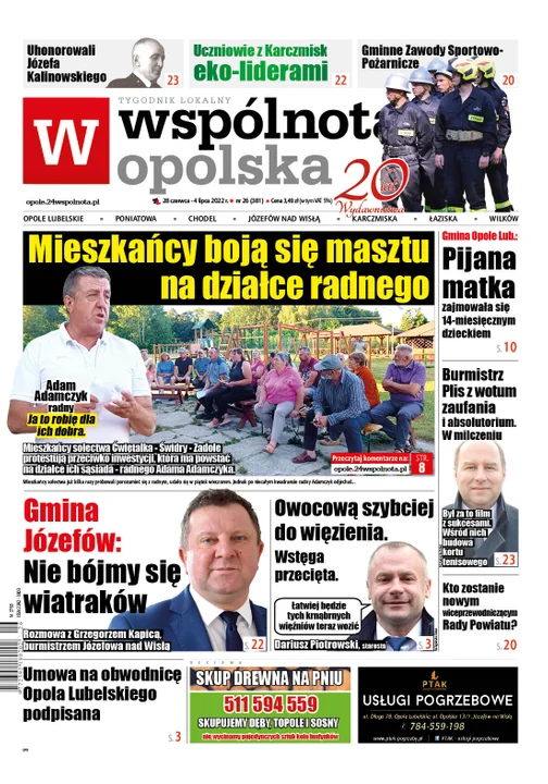 Najnowszy numer Wspólnoty Opolskiej (28 czerwca 2022) - Zdjęcie główne