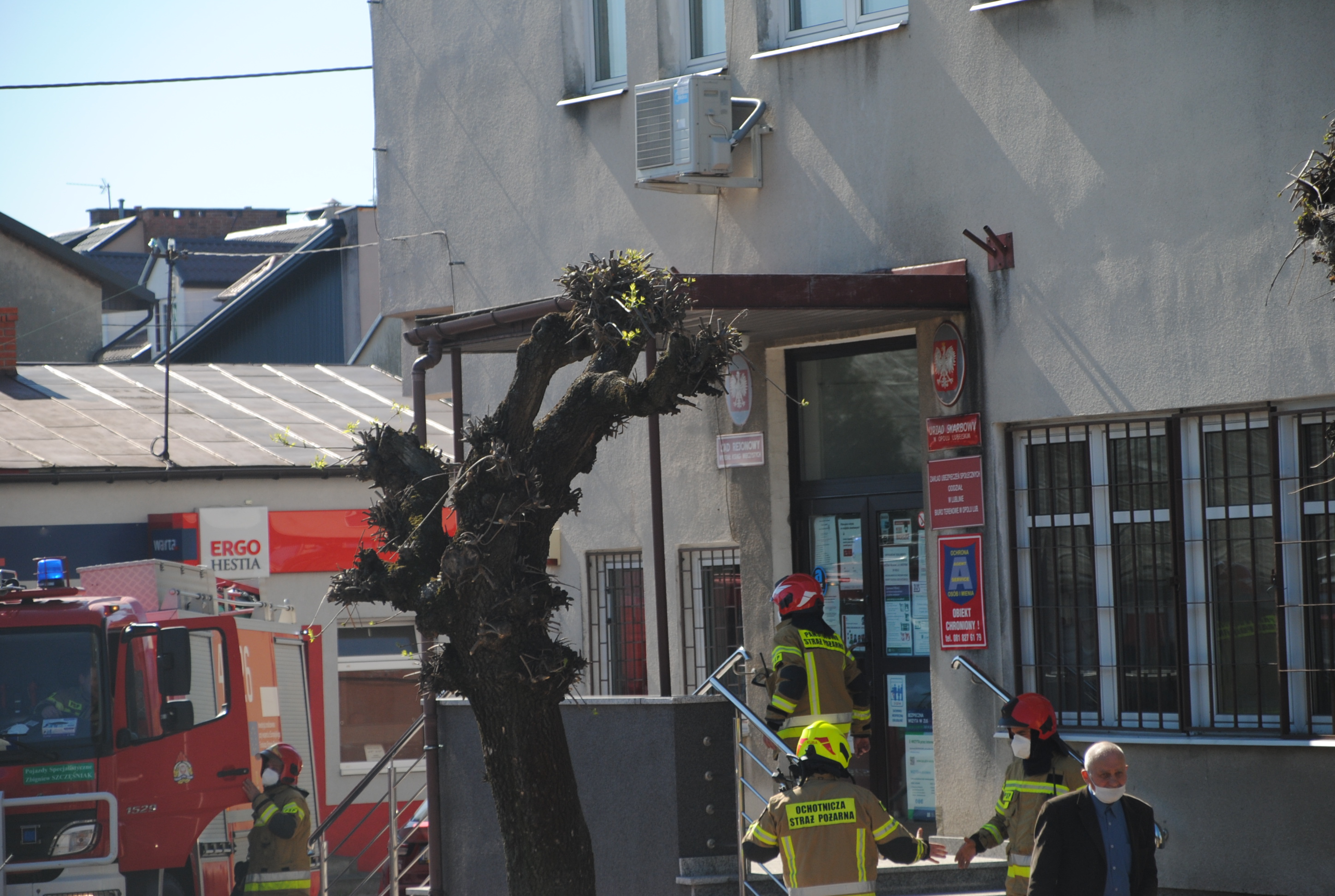 Alarm bombowy w Opolu Lubelskim