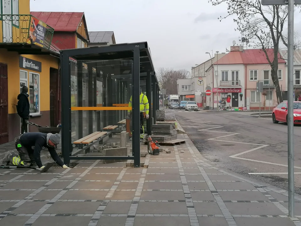 We wtorek na przystanku trwały jeszcze intensywne prace