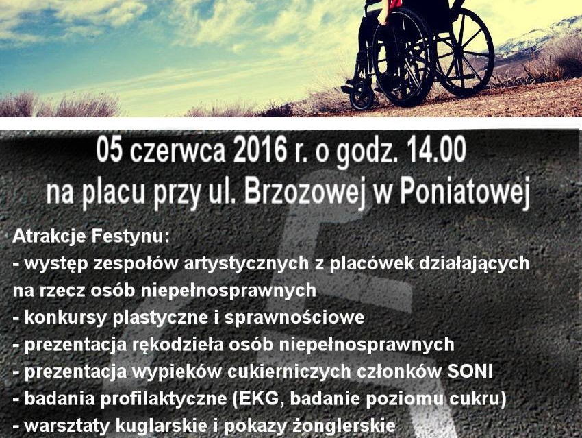 Festyn o Godność Osoby Niepełnosprawnej w Poniatowej - Zdjęcie główne