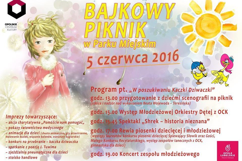 Bajkowy piknik na Dzień Dziecka w Parku Miejskim - Zdjęcie główne