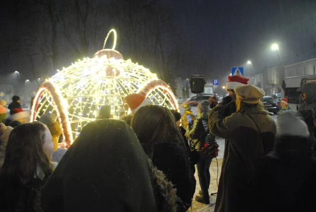 Iluminacja świąteczna w Opolu Lubelskim