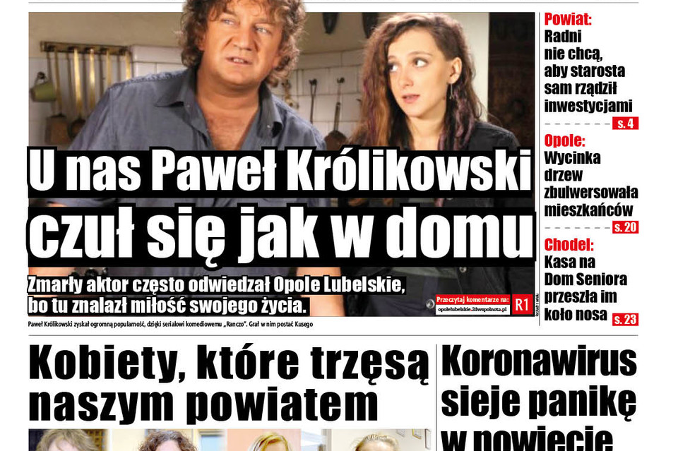 U nas Paweł Królikowski czuł się jak w domu - Zdjęcie główne