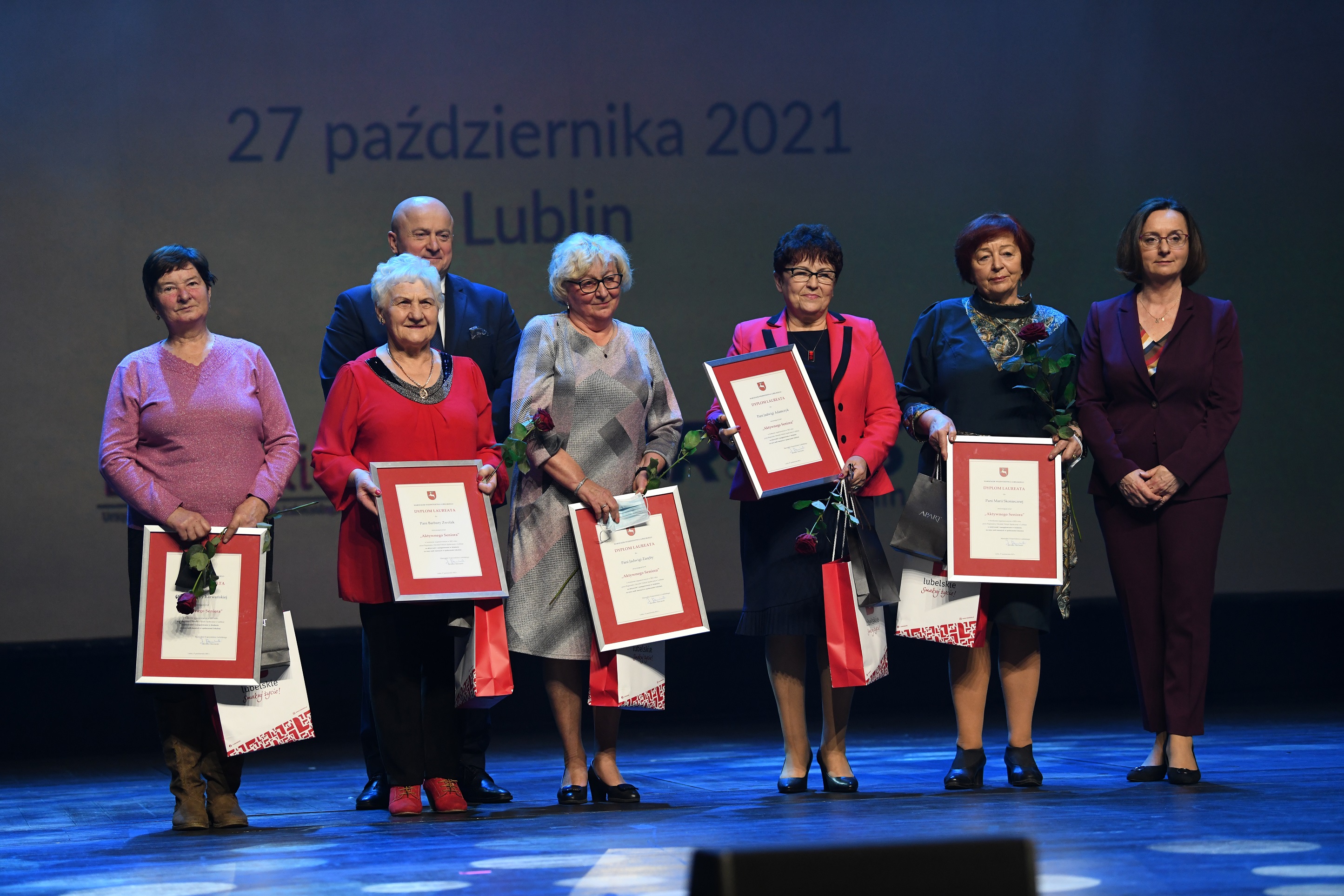 Lublin. Rozstrzygnięcie konkursu Aktywny Senior. W gronie laureatek pani Jadwiga Adamczyk