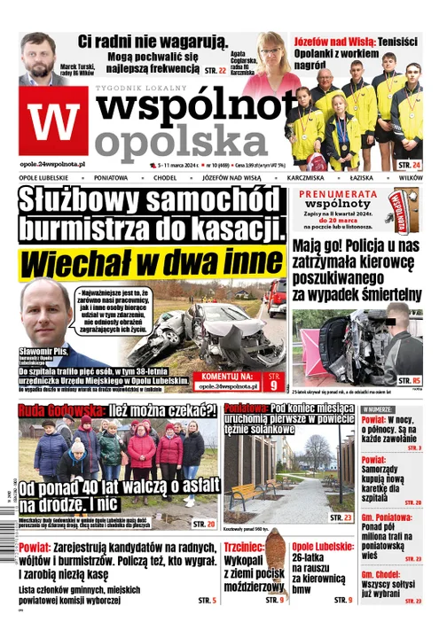 Najnowsze wydanie Wspólnoty Opolskiej 5 marca 2024r - Zdjęcie główne