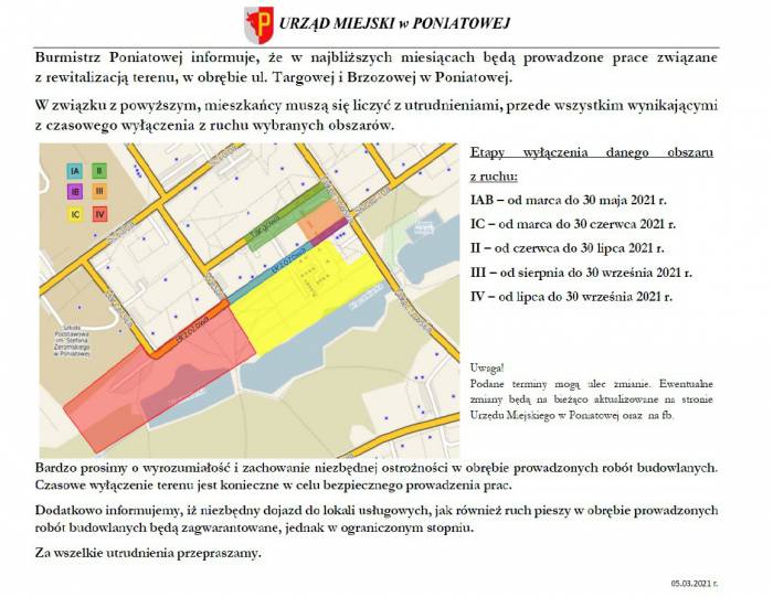 Rewitalizacja centrum Poniatowej. Liczcie się z utrudnieniami do jesieni - Zdjęcie główne