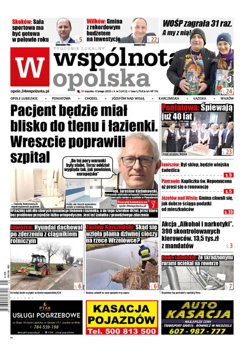 Najnowszy numer Wspólnoty Opolskiej (31 stycznia 2023) - Zdjęcie główne
