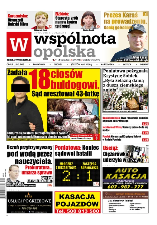 Najnowszy numer Wspólnoty Opolskiej (14 marca 2023r) - Zdjęcie główne