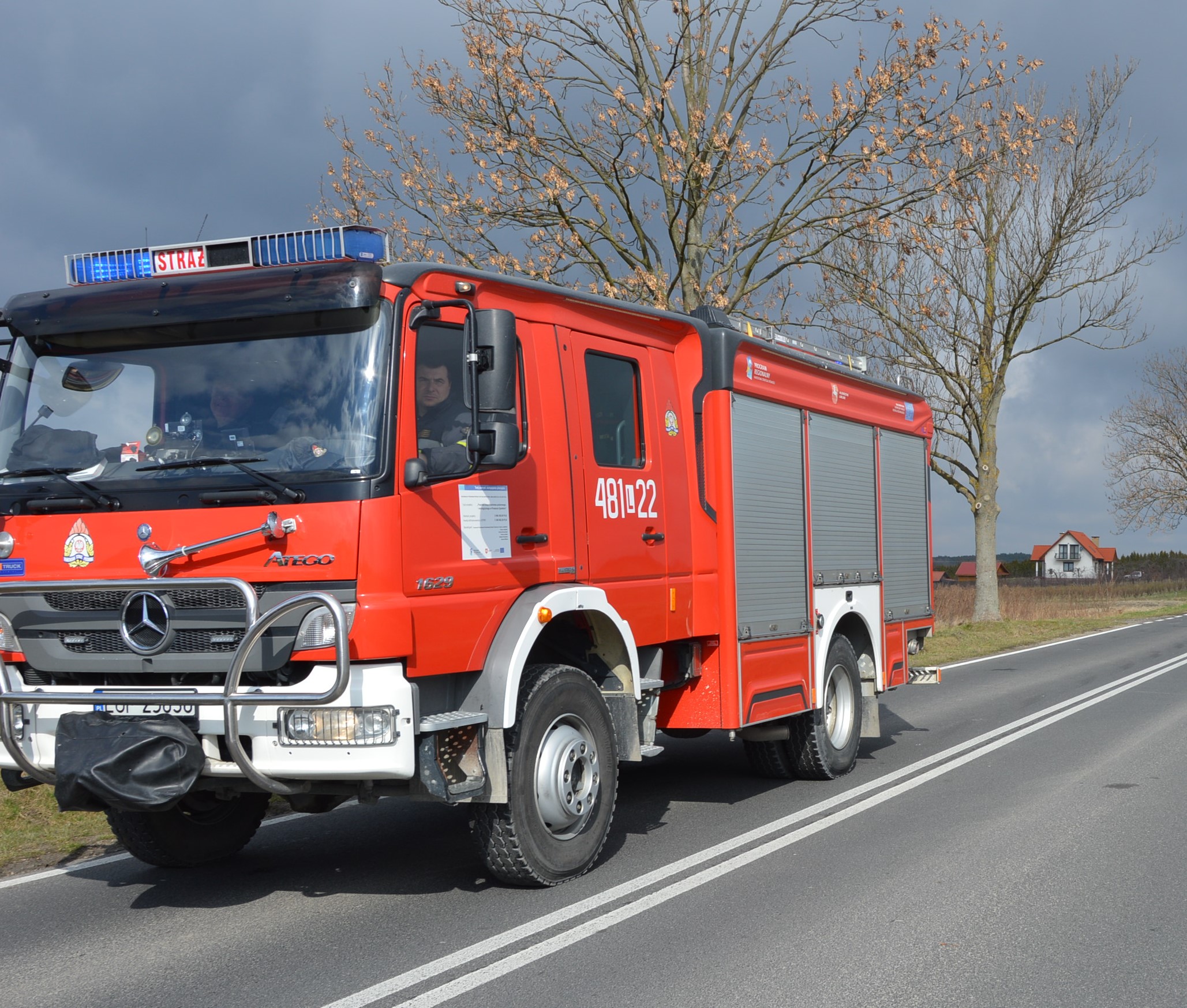 Dwa zdarzenia drogowe w gminie Opole Lubelskie - Zdjęcie główne