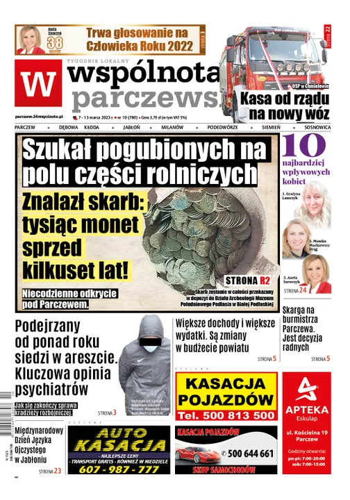 Najnowszy numer Wspólnoty Parczewskiej (7 marca 2023r) - Zdjęcie główne